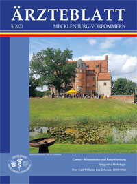 Titelbild der Ausgabe Mai 2020 des Ärzteblattes Mecklenburg-Vorpommern