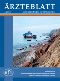 Titelbild der Ausgabe Apr 2024 des Ärzteblattes Mecklenburg-Vorpommern