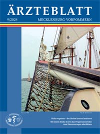 Titelbild der Ausgabe Sep 2024 des Ärzteblattes Mecklenburg-Vorpommern