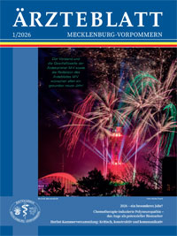 Titelbild der aktuellen Ausgabe des Ärzteblattes Mecklenburg-Vorpommern