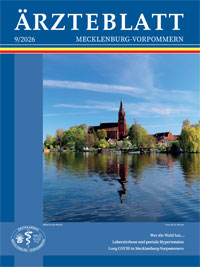 Titelbild der aktuellen Ausgabe des Ärzteblattes Mecklenburg-Vorpommern
